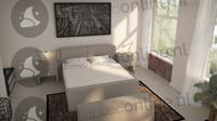 Standaard boxspringset 140 x 200 cm- stofkleur 1913