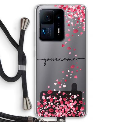 Hartjes en kusjes: Xiaomi Mi Mix 4 Transparant Hoesje met koord