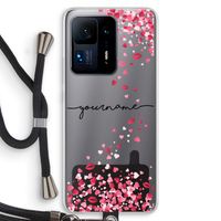 Hartjes en kusjes: Xiaomi Mi Mix 4 Transparant Hoesje met koord