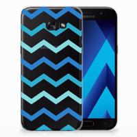 Samsung Galaxy A5 2017 | TPU bumper | Zigzag Blauw