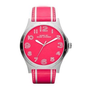 Horlogeband Marc by Marc Jacobs MBM1231 Leder Roze 22mm