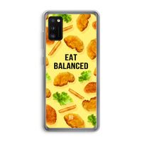 Eat Balanced: Samsung Galaxy A41 Transparant Hoesje