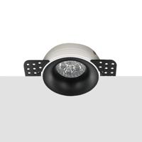 LED trimless spot MR16 4Watt rond ZWART dimbaar (12Volt)