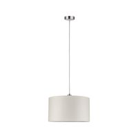 Paulmann Tessa 70924 Hanglamp LED E27 60 W Crème, RVS (geborsteld) - thumbnail