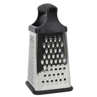 Keuken rasp - 4-zijdig - 22 cm - kunststof/metaal - handrasp - raspen