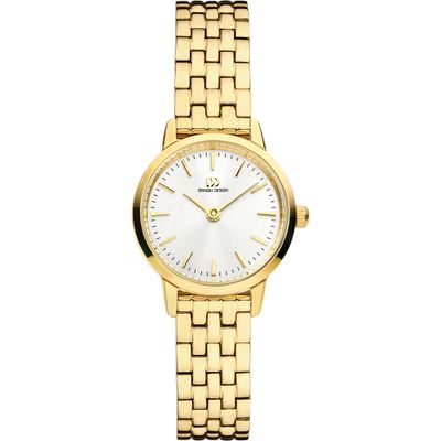 Danish Design IV91Q1268 Horloge Akilia staal goudkleurig 22 mm