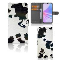 OPPO A78 5G | A58 5G | Telefoonhoesje | Met pasjeshouder | Koeienvlekken