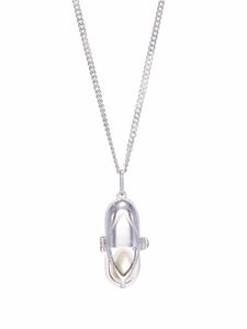 Capsule Eleven pendentif Capsule à perle - Argent