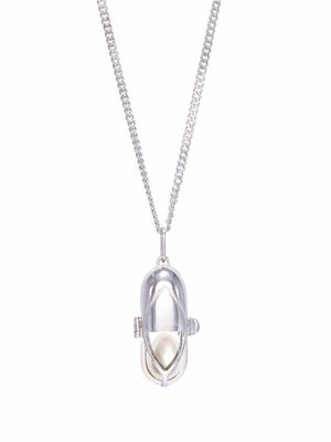 Capsule Eleven pendentif Capsule à perle - Argent