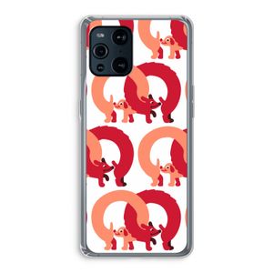 Dogs: Oppo Find X3 Pro Transparant Hoesje