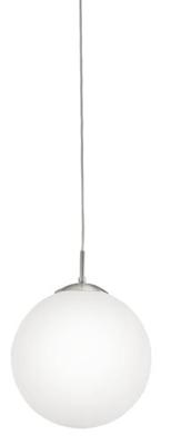 Eglo HanglampRondo glas 30cm metaalgrijs met wit - 85263