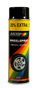 MOTIP Velgenlak | Mat | Zwart | 500ml - 04019