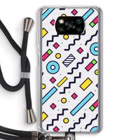 8-bit N°8: Xiaomi Poco X3 NFC Transparant Hoesje met koord