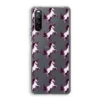 Musketon Unicorn: Sony Xperia 10 III Transparant Hoesje