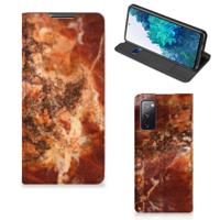 Samsung Galaxy S20 FE | Standcase | Marmer Bruin