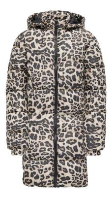 Kids ONLY winter winterjas meisjes - bruin - KogDalia - puffer