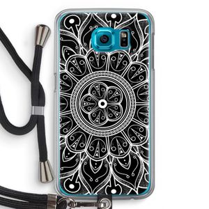 Roses Are Red: Samsung Galaxy S6 Transparant Hoesje met koord