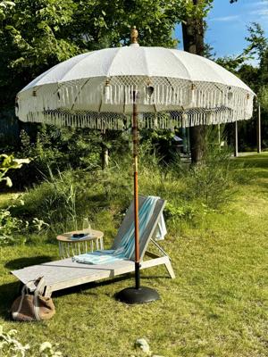 Parasol Bali Nusa Lembongan | Naturel Zand 250cm op