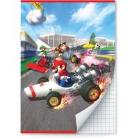 Mario Kart schriften Ruit 10 mm A4 - 4 stuks