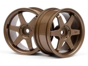 HPI - Te37 wheel 26mm bronze (3mm offset) (3843)