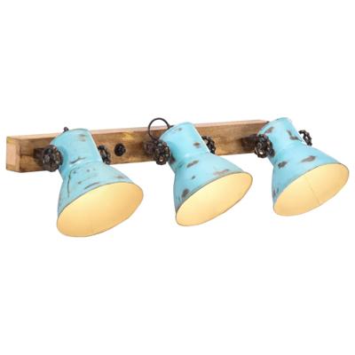 VidaXL Wandlamp 25 w e27 65x25 cm verweerd blauw