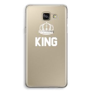 King zwart: Samsung Galaxy A5 (2016) Transparant Hoesje