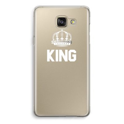 King zwart: Samsung Galaxy A5 (2016) Transparant Hoesje