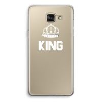 King zwart: Samsung Galaxy A5 (2016) Transparant Hoesje