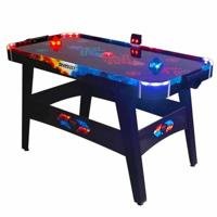 Airhockeytafel Fire & Ice LED-Lichten 146 x 71 x 82 cm