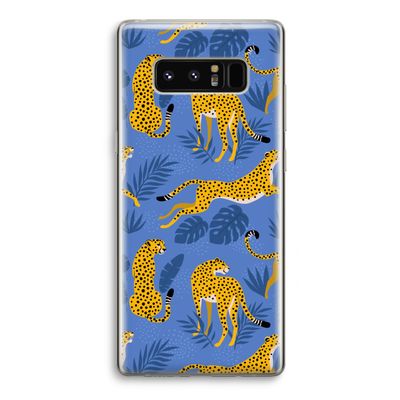 Luipaard: Samsung Galaxy Note 8 Transparant Hoesje