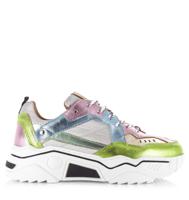 DWRS LABEL DWRS Label - Pluto holographic sneakers Roze Leer Lage sneakers Dames - thumbnail