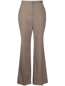 Fabiana Filippi pantalon de tailleur à coupe évasée - Marron