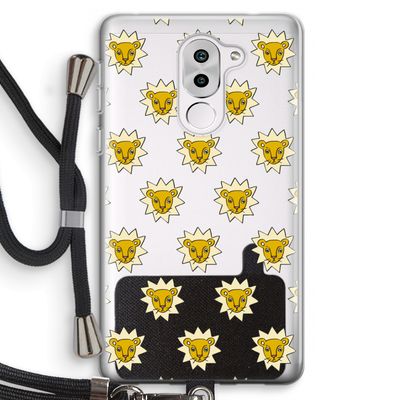 Leeuwenkoppen: Honor 6X Transparant Hoesje met koord