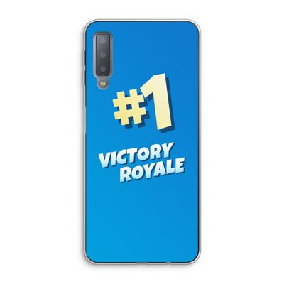 Victory Royale: Samsung Galaxy A7 (2018) Transparant Hoesje