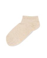 HEMA Dames enkelsokken rib beige (beige)