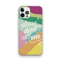 Don't call: iPhone 12 Pro Max Transparant Hoesje