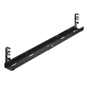 ACT AC8376 Ruime Verstelbare Kabelgoot | 80 - 100 - 120 cm | Onder Bureau | Zwart
