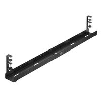 ACT AC8376 Ruime Verstelbare Kabelgoot | 80 - 100 - 120 cm | Onder Bureau | Zwart - thumbnail