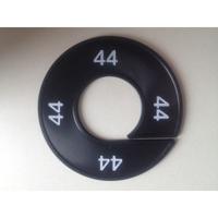 Maatring zwart/wit 44