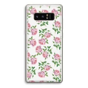 Kleine roosjes: Samsung Galaxy Note 8 Transparant Hoesje