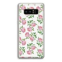 Kleine roosjes: Samsung Galaxy Note 8 Transparant Hoesje