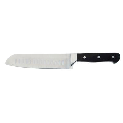 Santoku-mes Quid Professional Inox Chef Black Zwart Metaal (Pack 6x)
