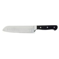 Santoku-mes Quid Professional Inox Chef Black Zwart Metaal (Pack 6x)