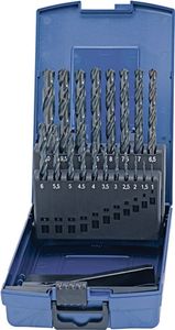 Promat Spiraalborenset | DIN 338 type N | nominale-d. 1-10,5x0,5 mm | HSS | 24 delig kunststof cassette - 4000861961 4000861961