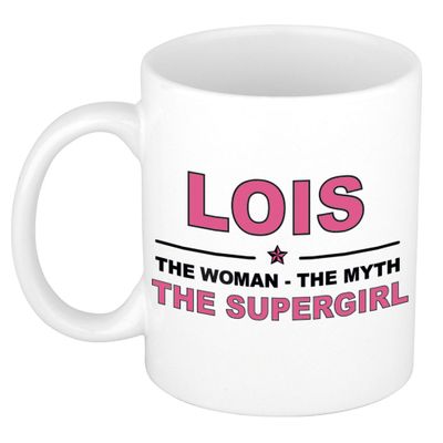 Lois The woman, The myth the supergirl cadeau koffie mok / thee beker 300 ml