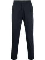 Low Brand pantalon chino à plis - Bleu