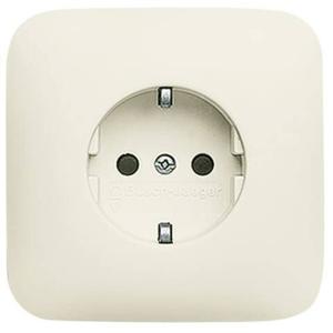 ABB 2CKA002013A4383 Geaard stopcontact IP20 Crème-wit, Parel-wit