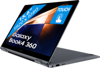Samsung Galaxy Book4 360 Laptop 39,6 cm (15.6") Touchscreen Full HD Intel Core 7 150U 16 GB LPDDR5x-SDRAM 512 GB SSD Wi-Fi 6E (802.11ax) Windows 11 Home Grijs - thumbnail