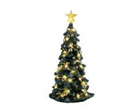 Kerstdorpminiatuur Snowy Christmas Tree Clear Light 10x10x19 cm - Lemax