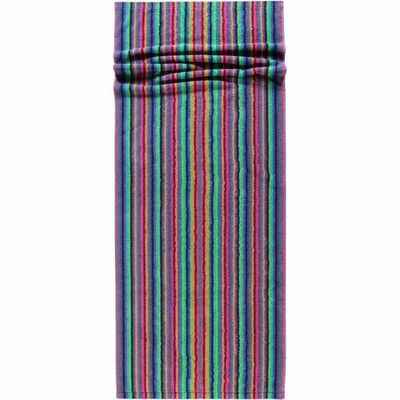 Cawö Cawo Lifestyle Streifen Saunahanddoek 7048 Multi-84 70x180